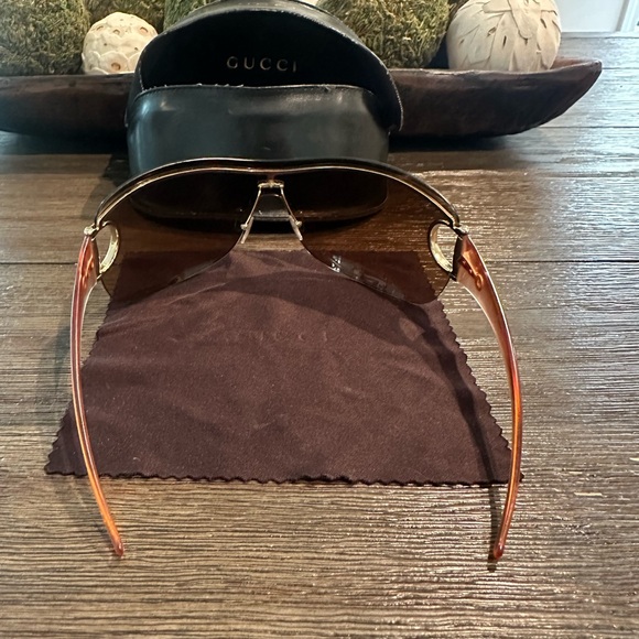 Gucci Gold Sunglasses main image 7